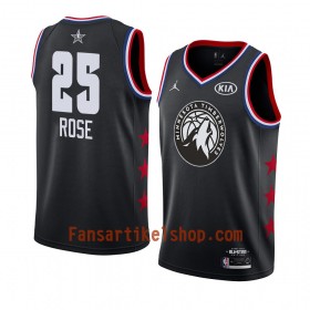 Minnesota Timberwolves Trikot Derrick Rose 25 2019 All-Star Jordan Brand Schwarz Swingman - Herren